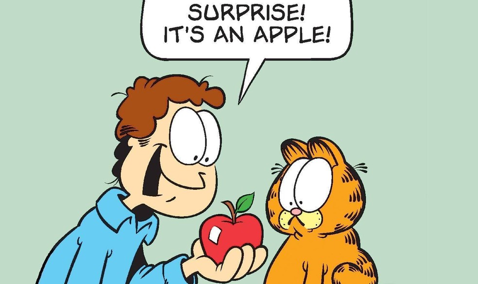 Tirinha do Garfield — Foto: Reprodução