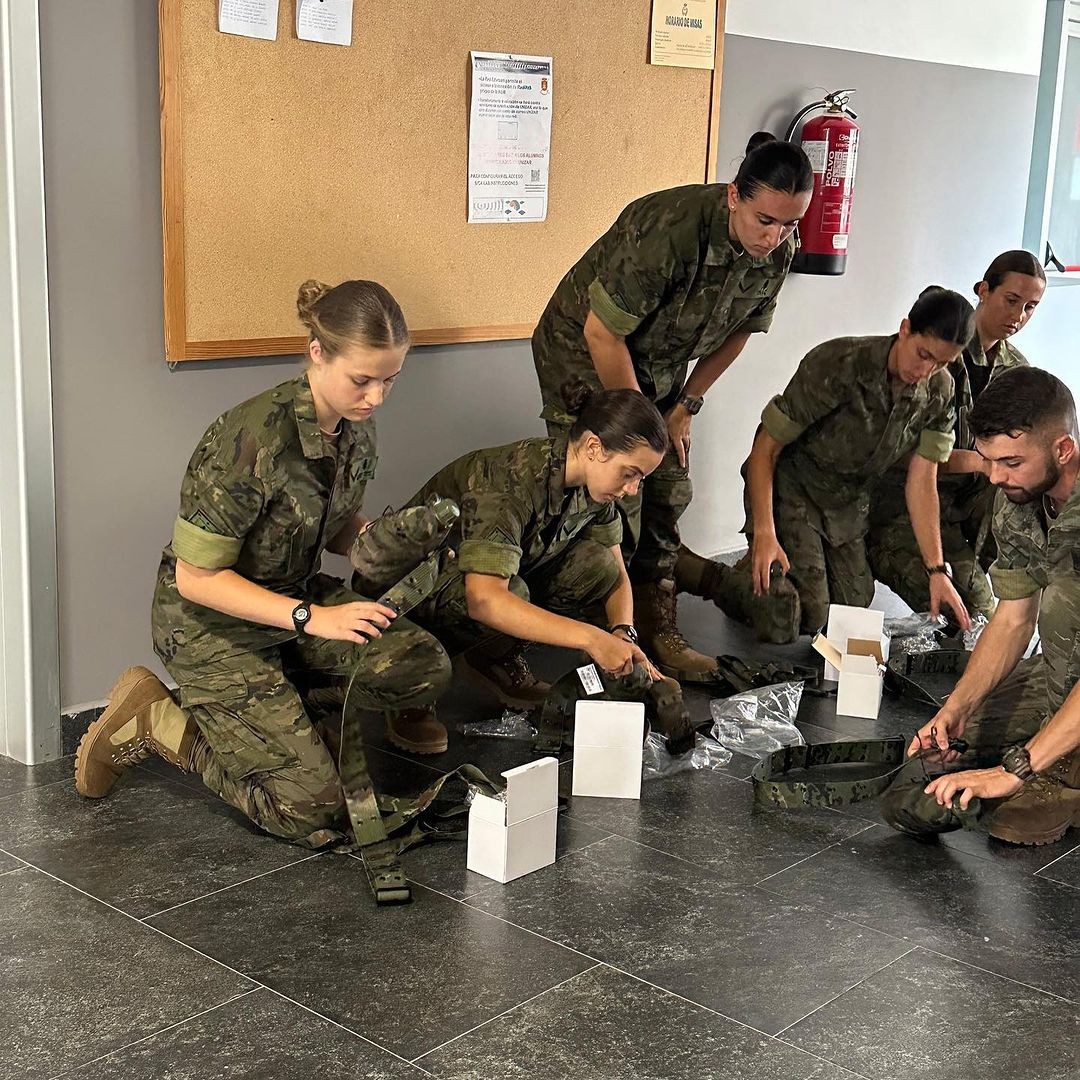 Princesa Leonor inicia o serviço militar no Exército espanhol — Foto: Divulgação/Casa Real de España