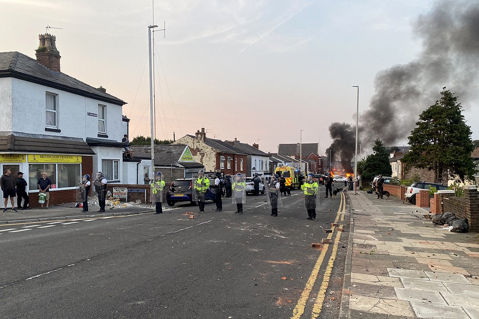 Southport — Foto: Roland LLOYD PARRY / AFP