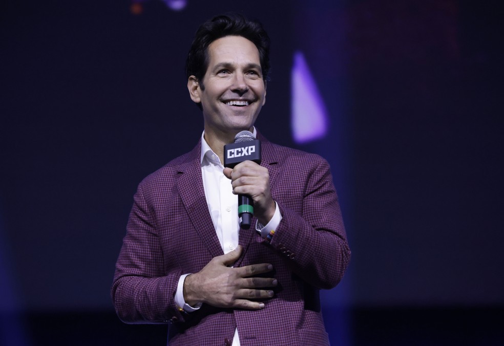 Paul Rudd, o Homem-Formiga da Marvel, na CCXP22 — Foto: Divulgação