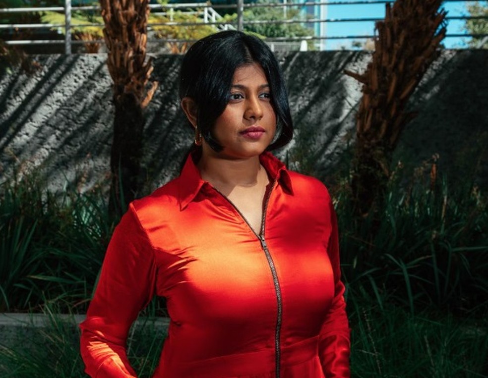 Nikila Srinivasan, vice-presidente de gerenciamento de produtos da Meta — Foto: Clara Mokri/The New York Times