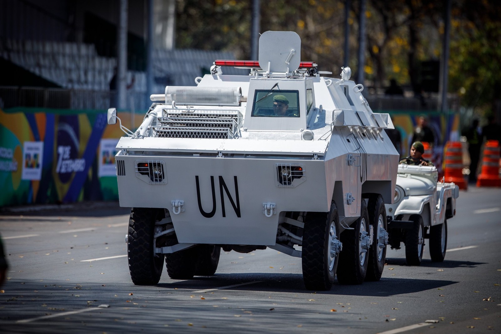 7 de Setembro: militares ensaiam para desfile na Esplanada dos Ministérios, em Brasília. — Foto: Brenno Carvalho/Agência O Globo