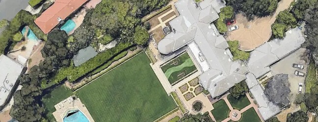 Mansão de Eric Schmidt em Holmby Hills — Foto: Google Earth