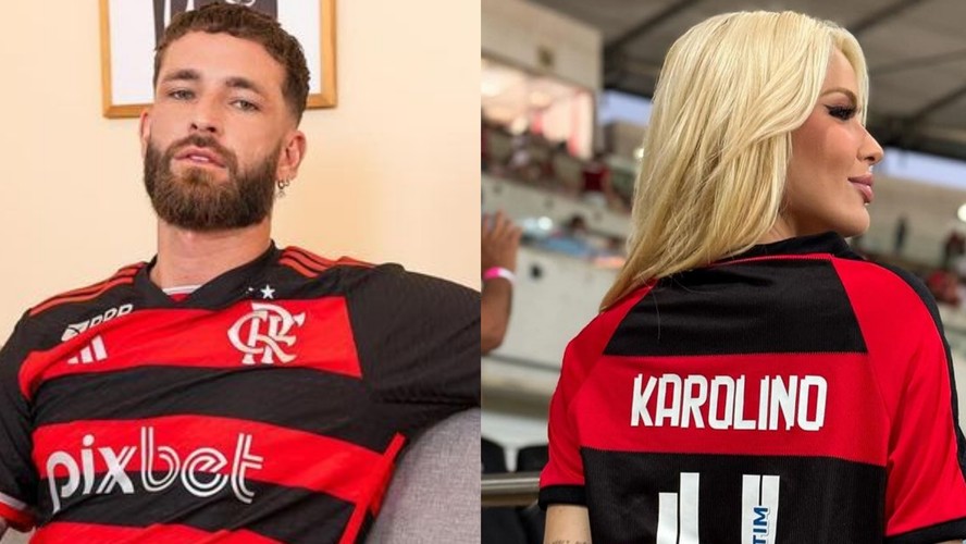 Léo Pereira, do Flamengo, elogiou Karoline Lima na rede social