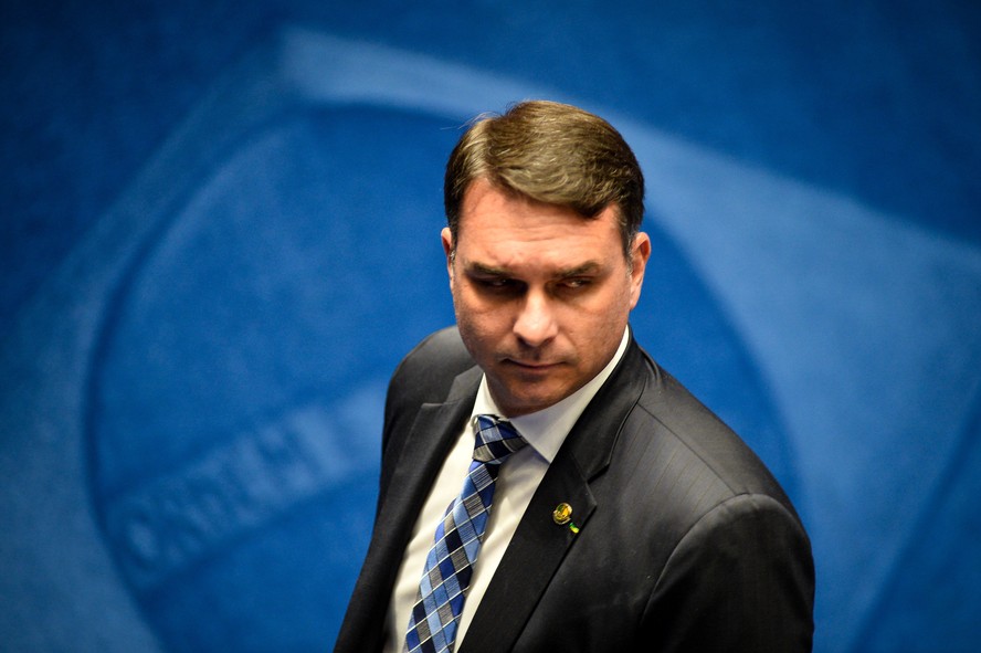 O senador Flávio Bolsonaro (PL-RJ)