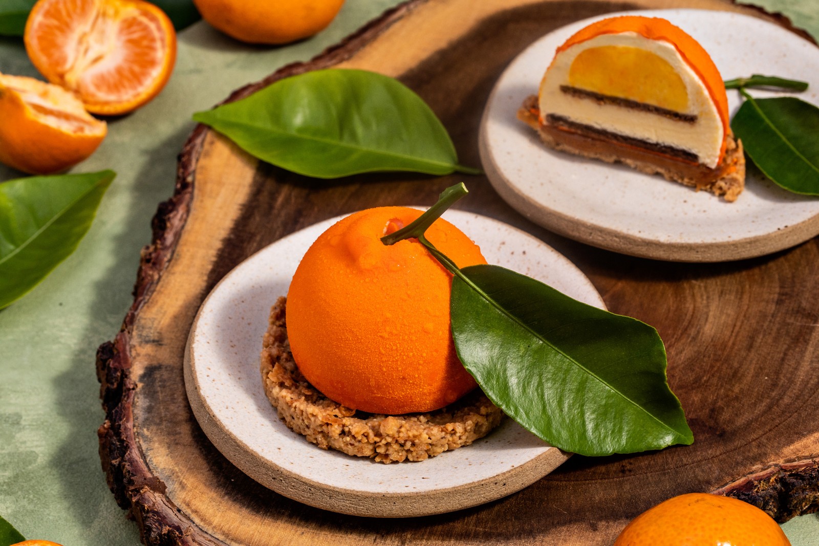 A Creamy Patisserie oferece a musse de baunilha com creme de tangerina e avelã (R$ 30) — Foto: Divulgação/Tomás Rangel