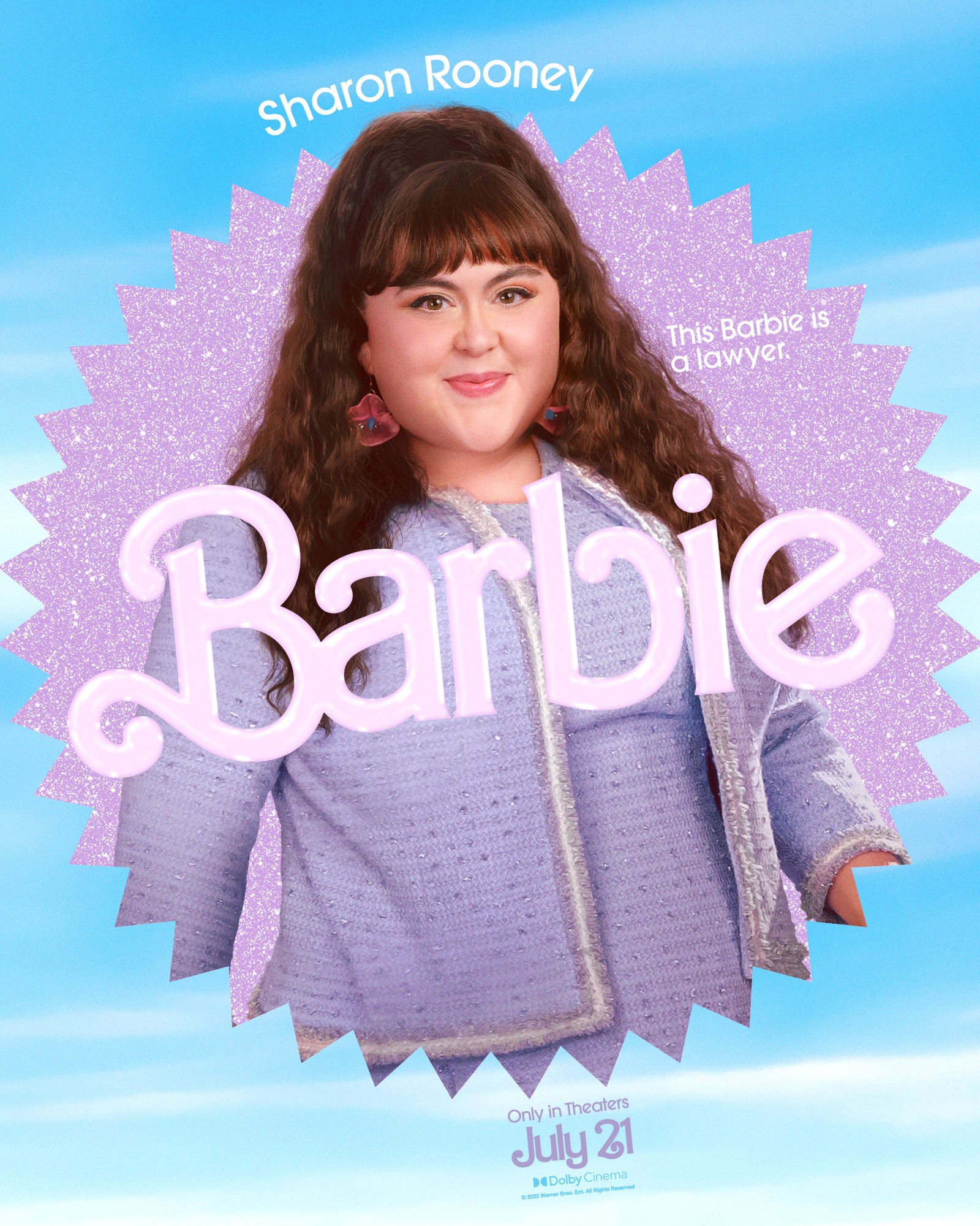 Sharon Rooney irá ser a Barbie Advogada no live-action do filme — Foto: Reprodução/Instagram