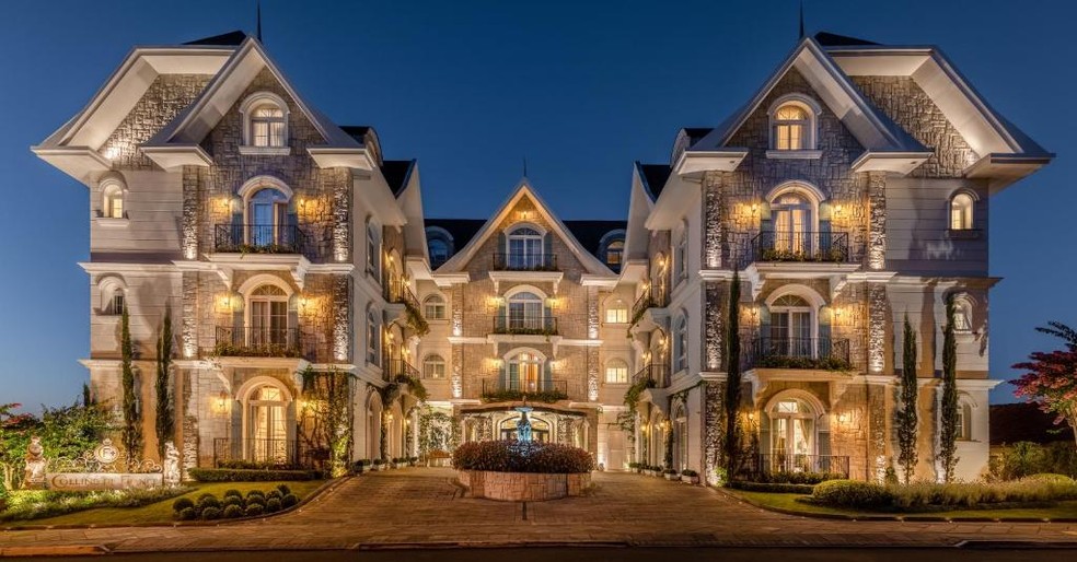 Hotel Colline de France, em Gramado, eleito o segundo melhor do mundo pelo ranking anual do Trip Advisor — Foto: Divulgação