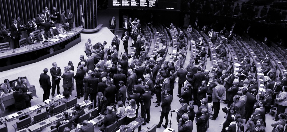 Plenário da Câmara dos Deputados Divulgação — Foto:         