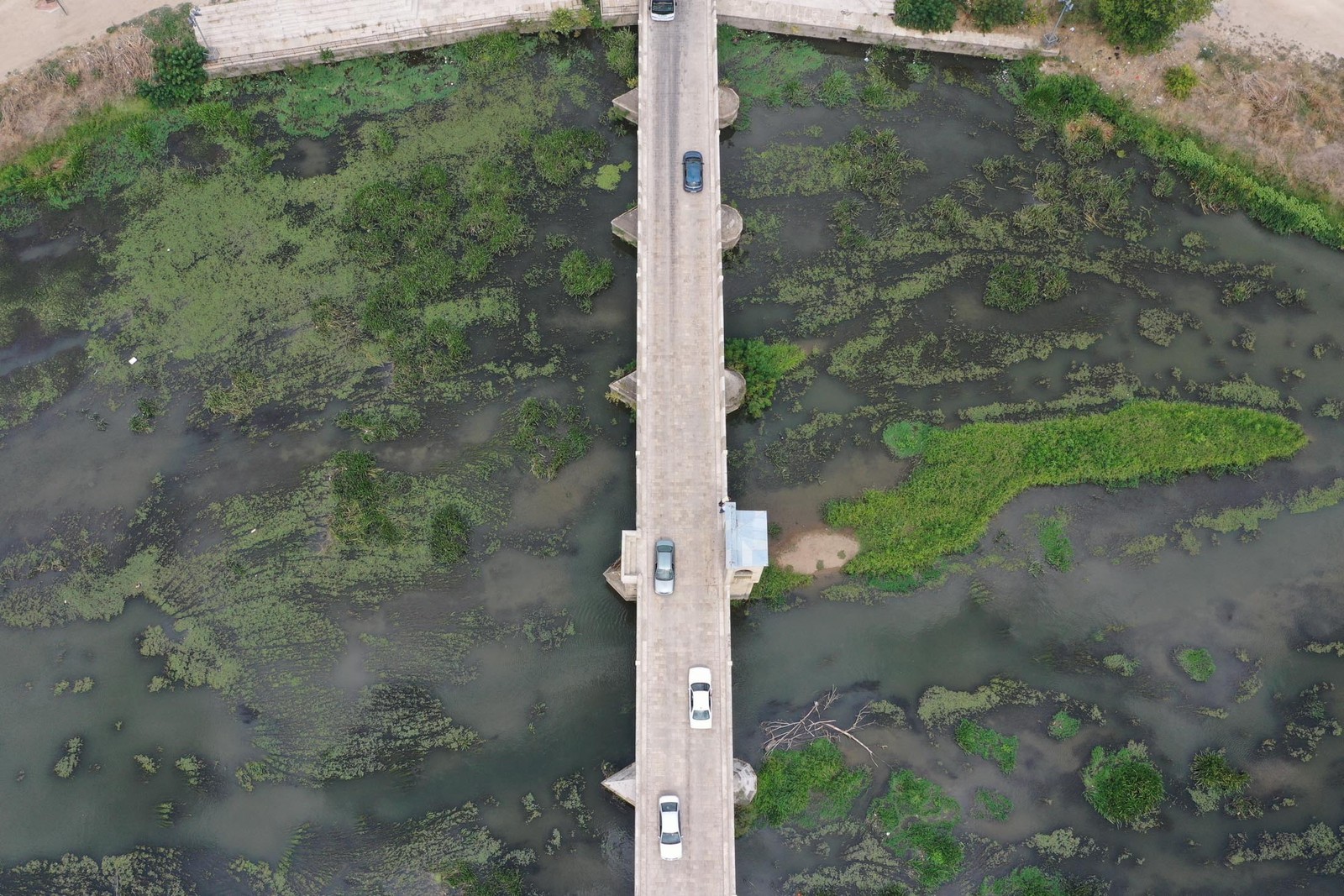 Rio Tunca em Edirne, na Turquia, em 21 de agosto — Foto: Gokhan Zobar / Bloomberg