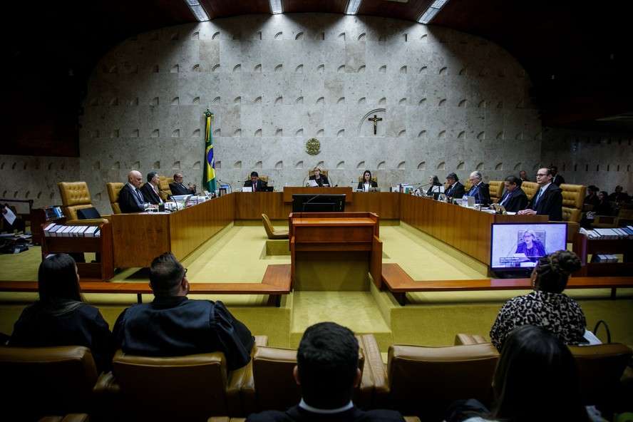 STF: julgamento dos ataques golpistas de 8 de janeiro.