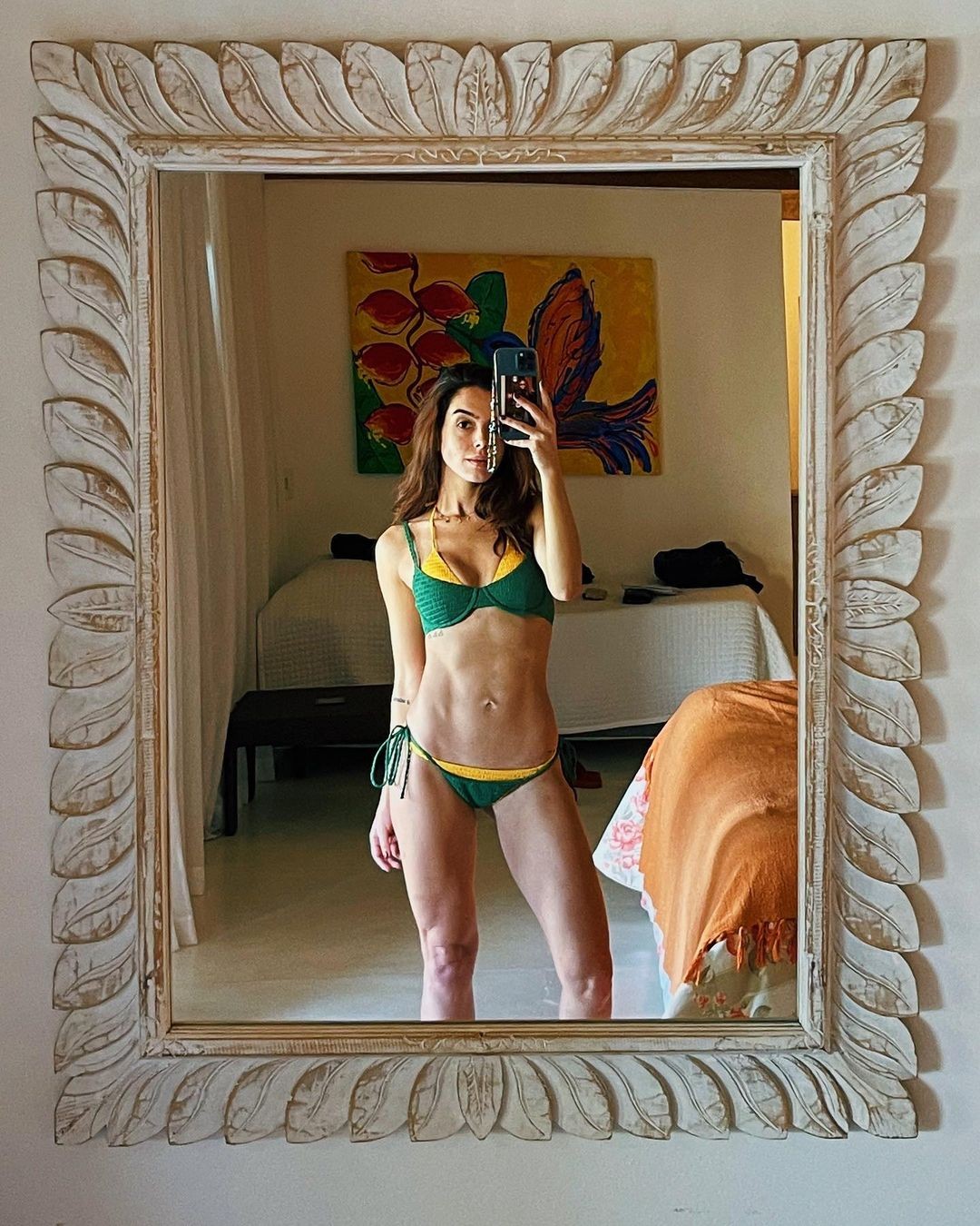 Giovanna Lancellotti exibiu shape sequinho em foto — Foto: Reprodução Instagram