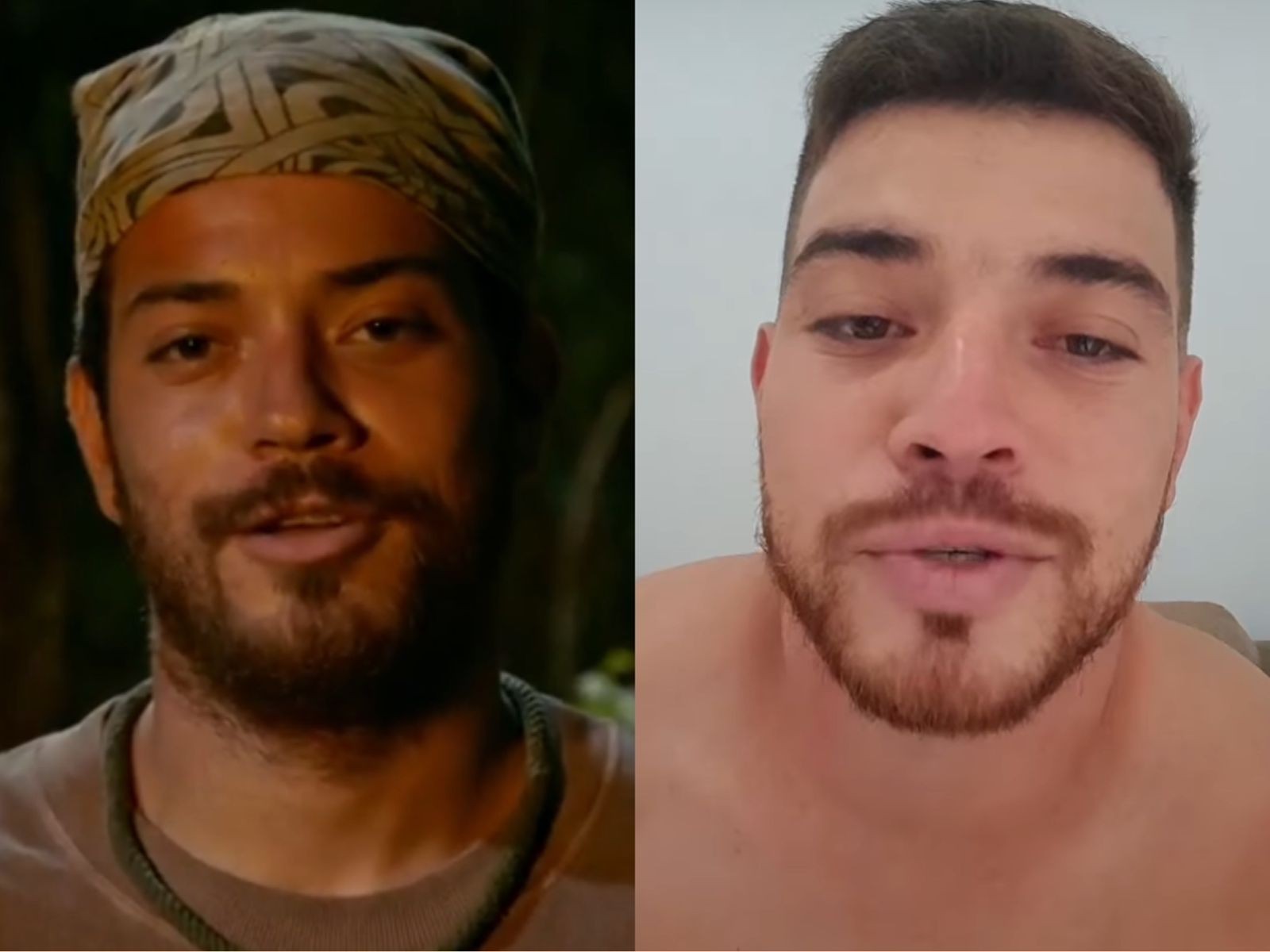 Marcus, do "No limite", surgiu diferente em suas redes após fazer a barba e cortar o cabelo — Foto: Reprodução