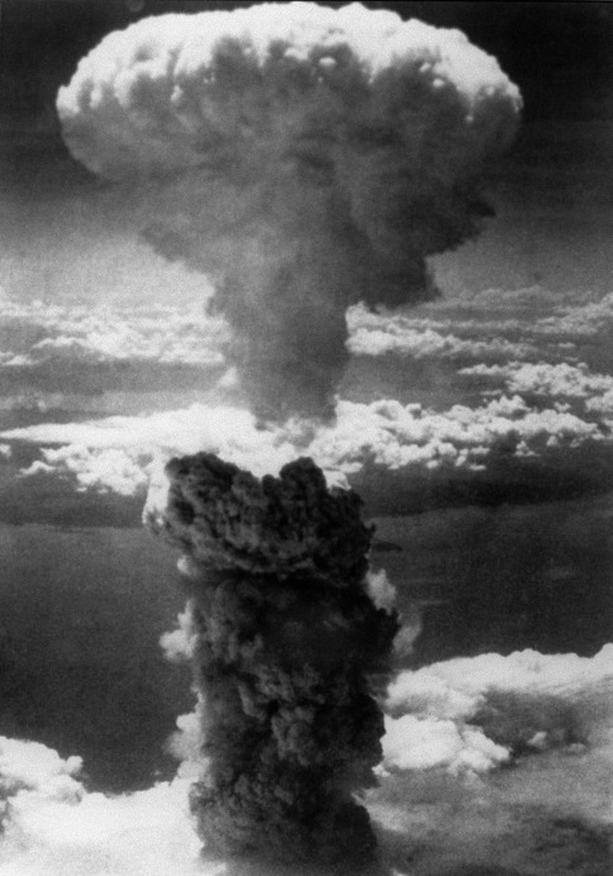 Bomba atômica dos EUA que explodiu sobre Nagasaki em 09 de agosto de 1945