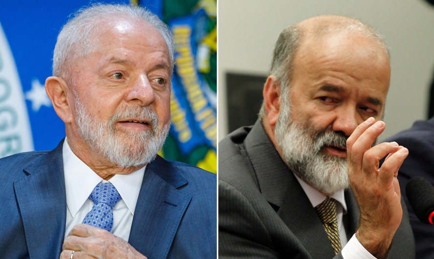 O presidente Luiz Inácio Lula da Silva e o ex-tesoureiro do PT João Vaccari Neto
