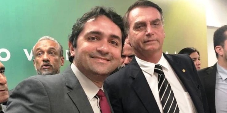 Deputado do PL Maranhão, Júnior Lourenço com Jair Bolsonaro