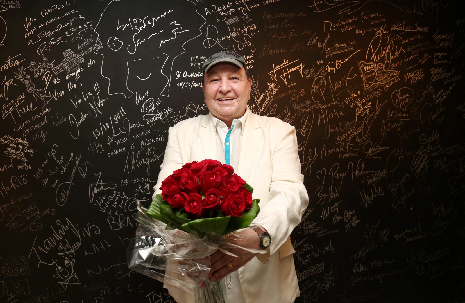 João Donato em show de Leny Andrade no Vivo Rio em homenagem à Bossa Nova e Tom Jobim. — Foto: Marcos Ramos / Agência O Globo