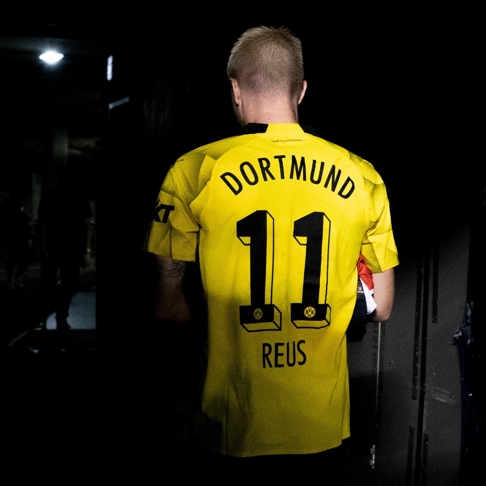 Marco Reus deixará o Borussia Dortmund após 12 anos — Foto: Divulgação/Borussia