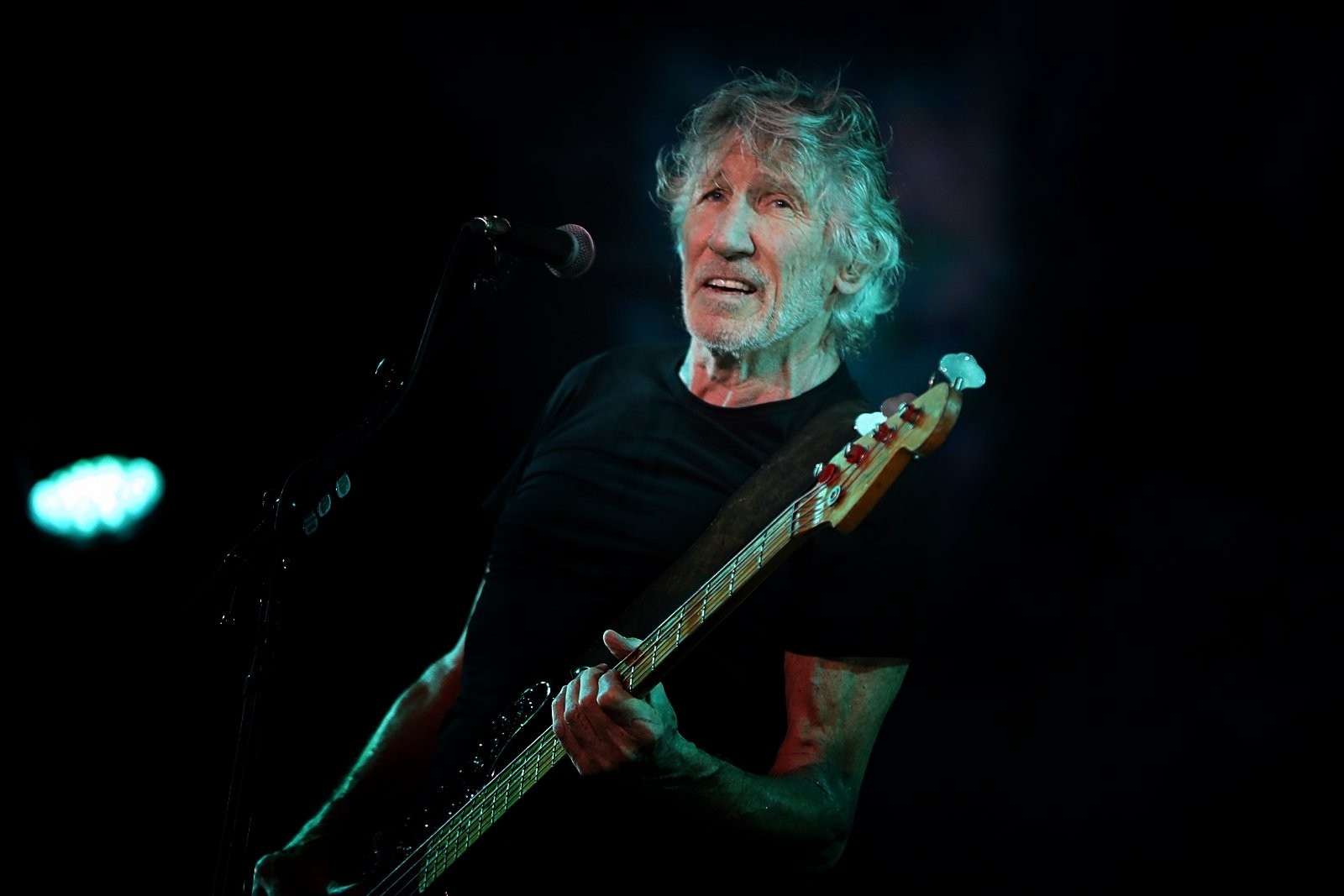 Roger Waters em show no Maracanã — Foto: Lucas Tavares/Agência O Globo