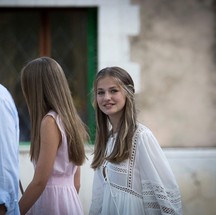 Princesa Leonor seguirá currículo do pai, segundo Ministério da Defesa espanhol; ela será a futura comandante das forças armadas — Foto:  JAIME REINA / AFP