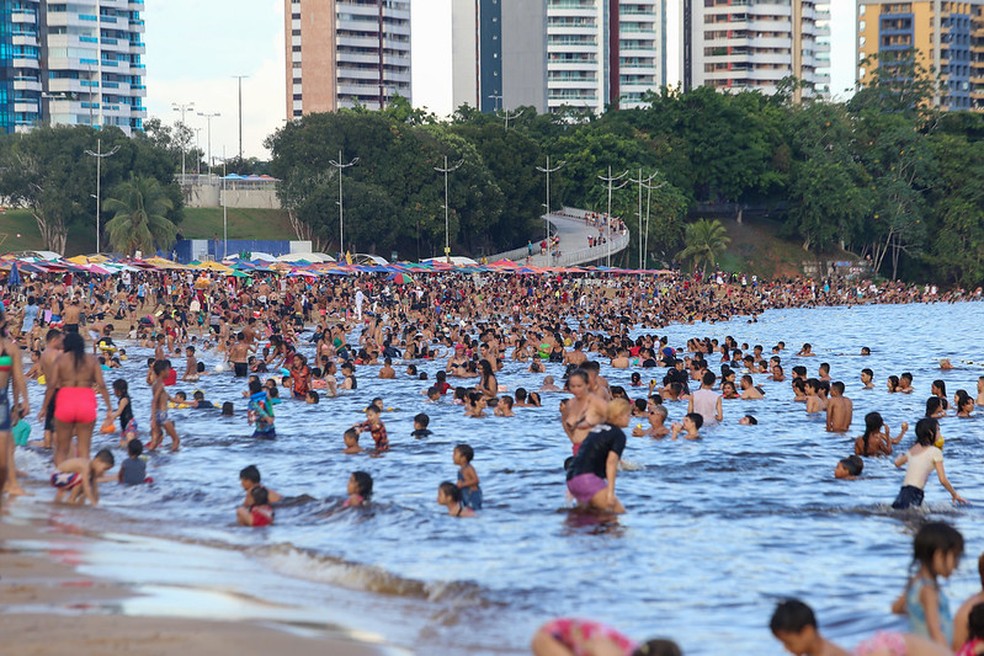 Ponta Negra, em Manaus — Foto: Divulgação/prefeitura