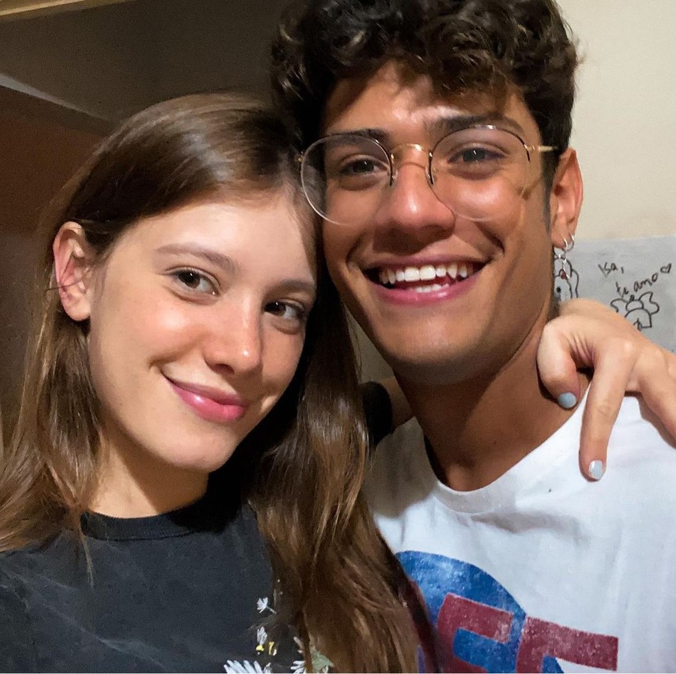 Caroline Dallarosa e Gabriel Santana são amigos — Foto: Reprodução/Instagram