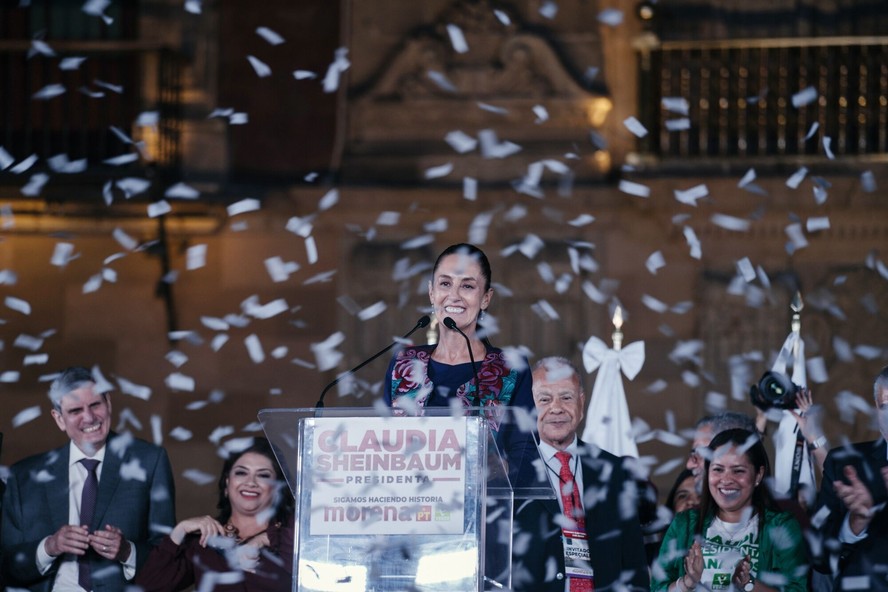 A nova presidente eleita no México, Claudia Sheinbaum