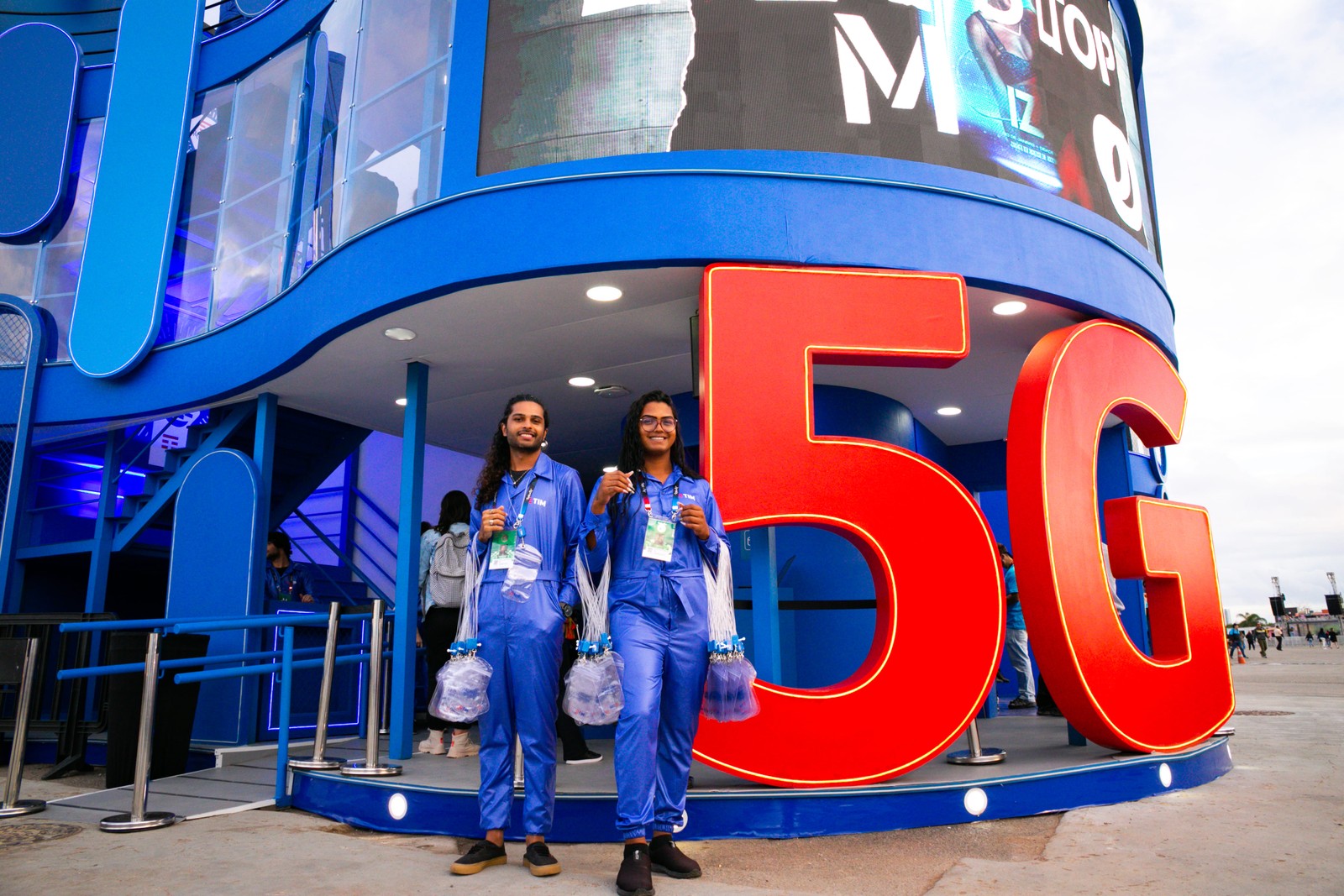 TIM é a fornecedora  de infraestrutura do Rock in Rio e oferece diversas ações de realidade virtual para quem vai na cidade do Rock/Divulgação