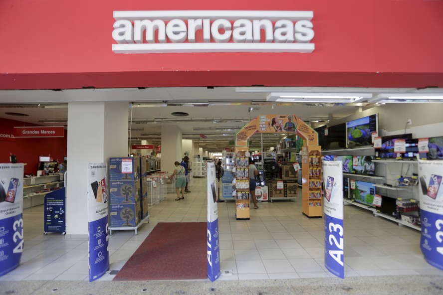 Fachada de loja da Americanas