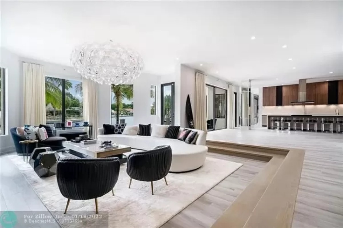 A nova casa de Lionel Messi em Fort Lauderdale — Foto: Reprodução Internet