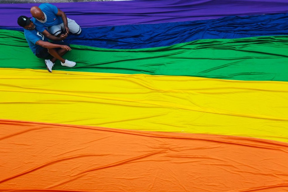Parada LGBTQIA+ de 2024, em São Paulo — Foto: Maria Isabel Oliveira