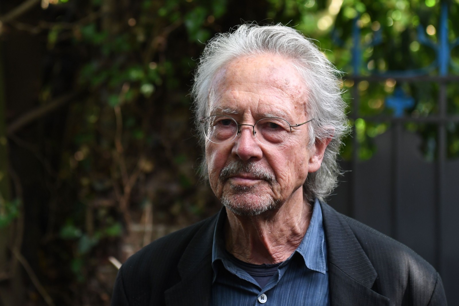 Peter Handke, escritor austríaco, vencedor do Nobel de Literatura em 2019 - Foto Alain JOCARD / AFP