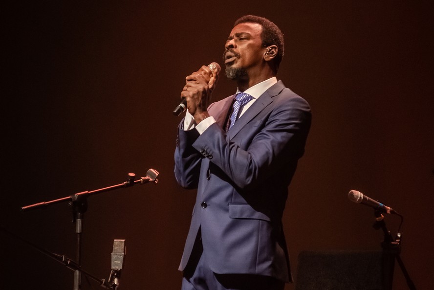 Seu Jorge, durante show de música