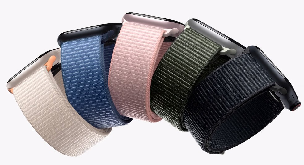 Pulseira do Apple Watch Series 9 terá fibra reciclável — Foto: Reprodução