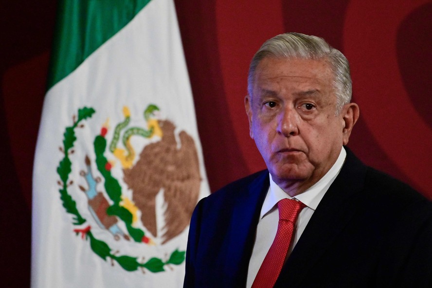 O presidente do México Andrés Manuel López-Obrador