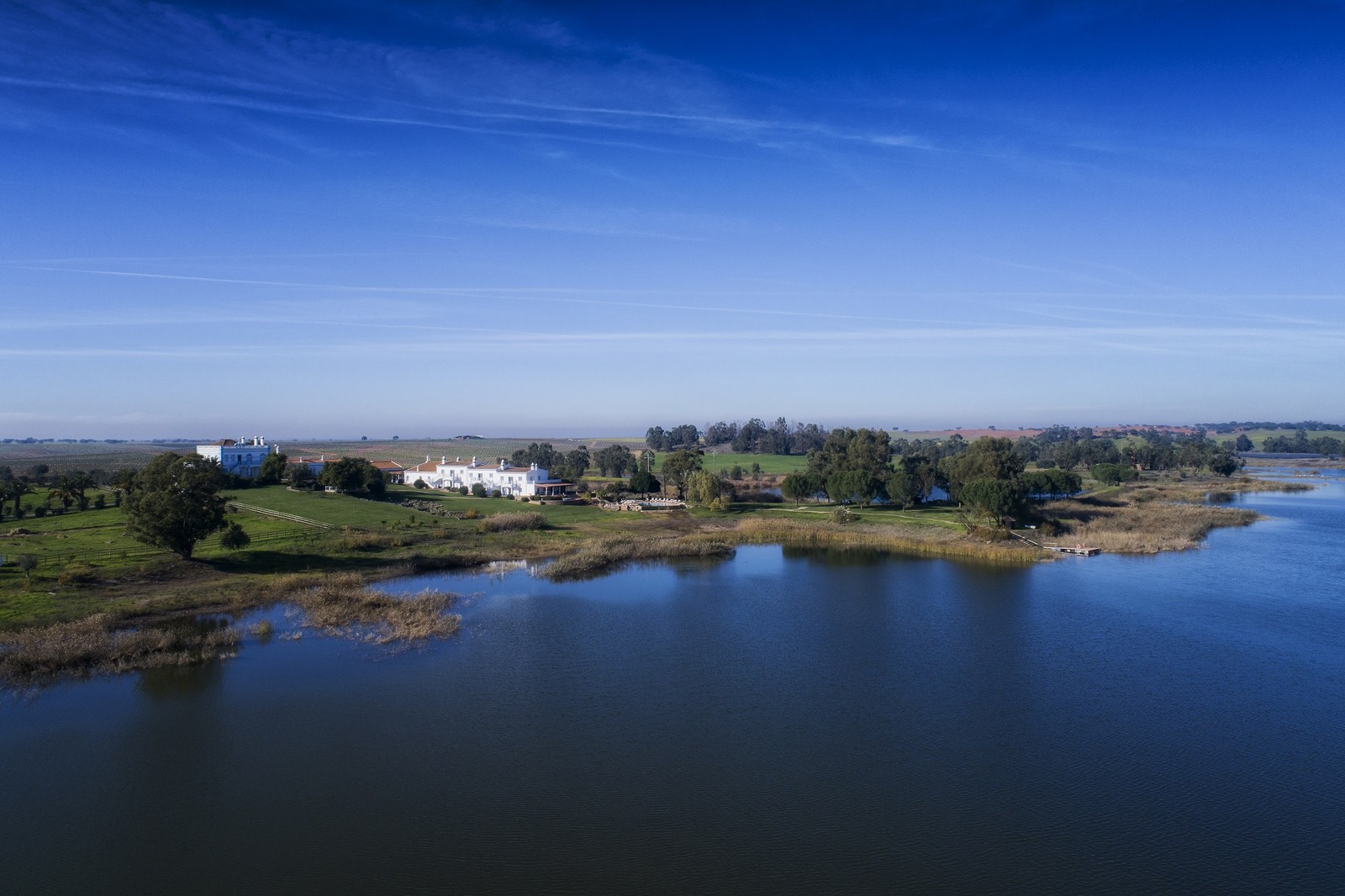 Vista aérea da Herdade dos Grous: beleza em propriedade de 1.100 hectares — Foto: Divulgação
