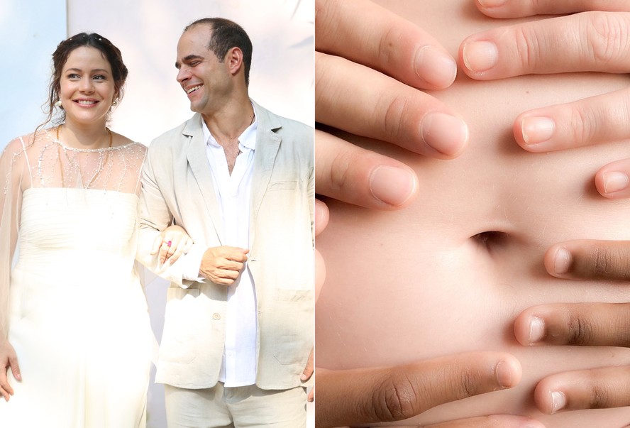 Leandra Leal anuncia gravidez de primeiro filho com o marido, Guilherme Burgos; ela já é mãe de uma menina