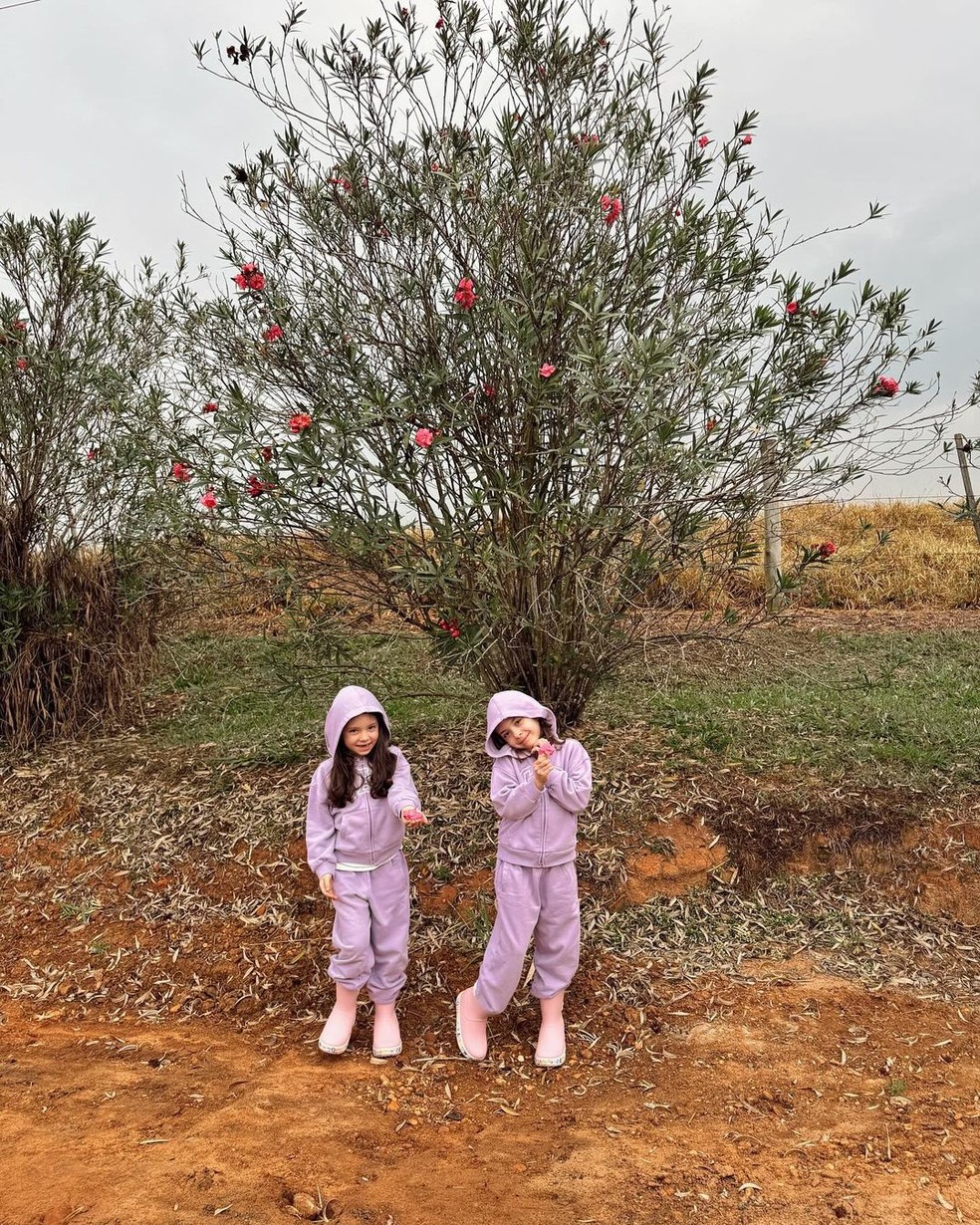 Fabiana Justus em férias com a família — Foto: Reprodução/Instagram