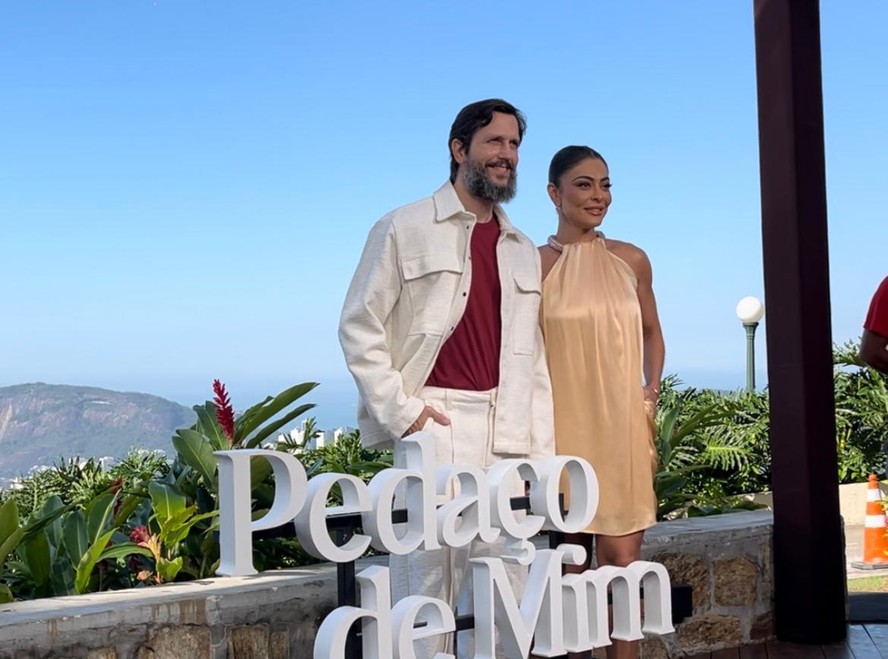 Juliana Paes e Vladimir Brichta lançam novo trabalho em vista paradisíaca no Rio de Janeiro