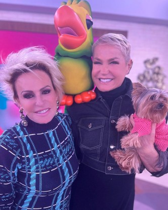 Ana Maria e Xuxa gravaram entrevista para o programa 'Mais Você' que será exibido em 13 de julho