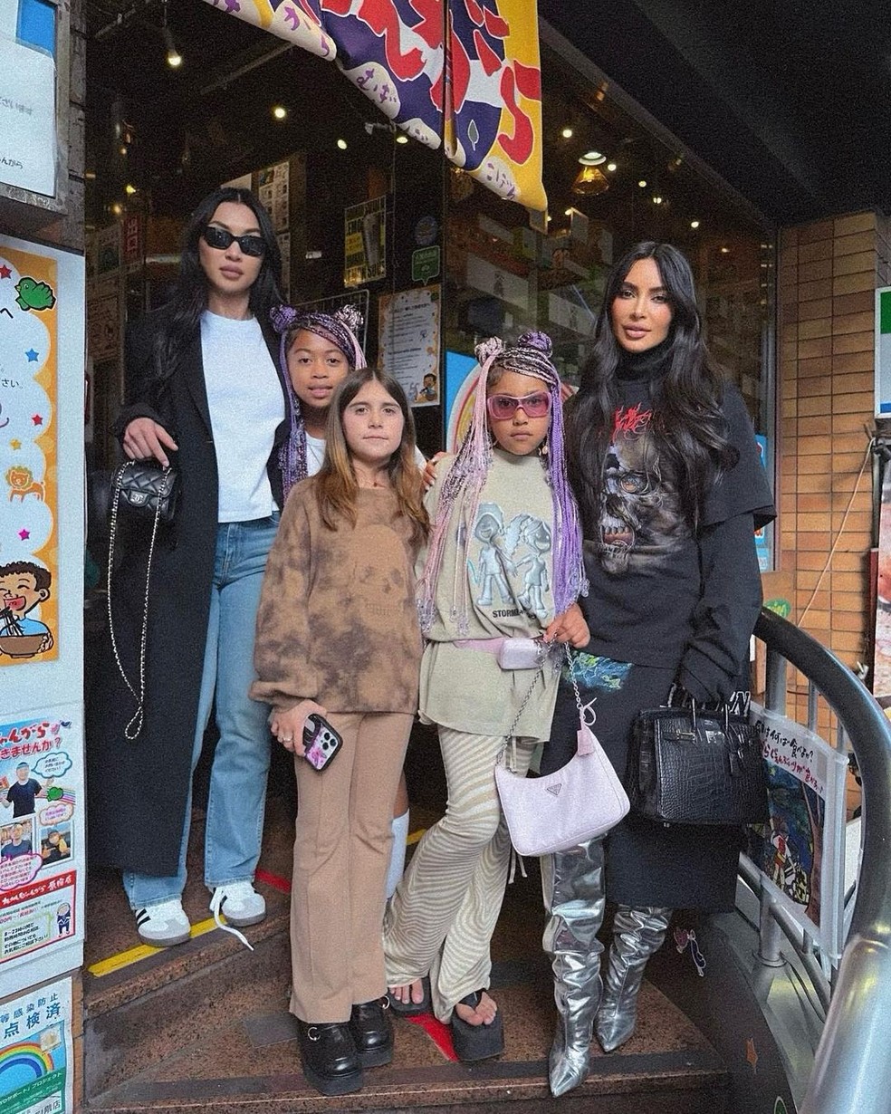 Kim Kardashian no Japão — Foto: Instagram