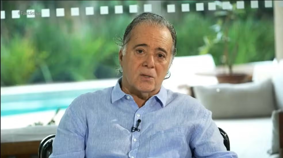 Tony Ramos em entrevista ao 'Fantástico' — Foto: Reprodução/Globoplay