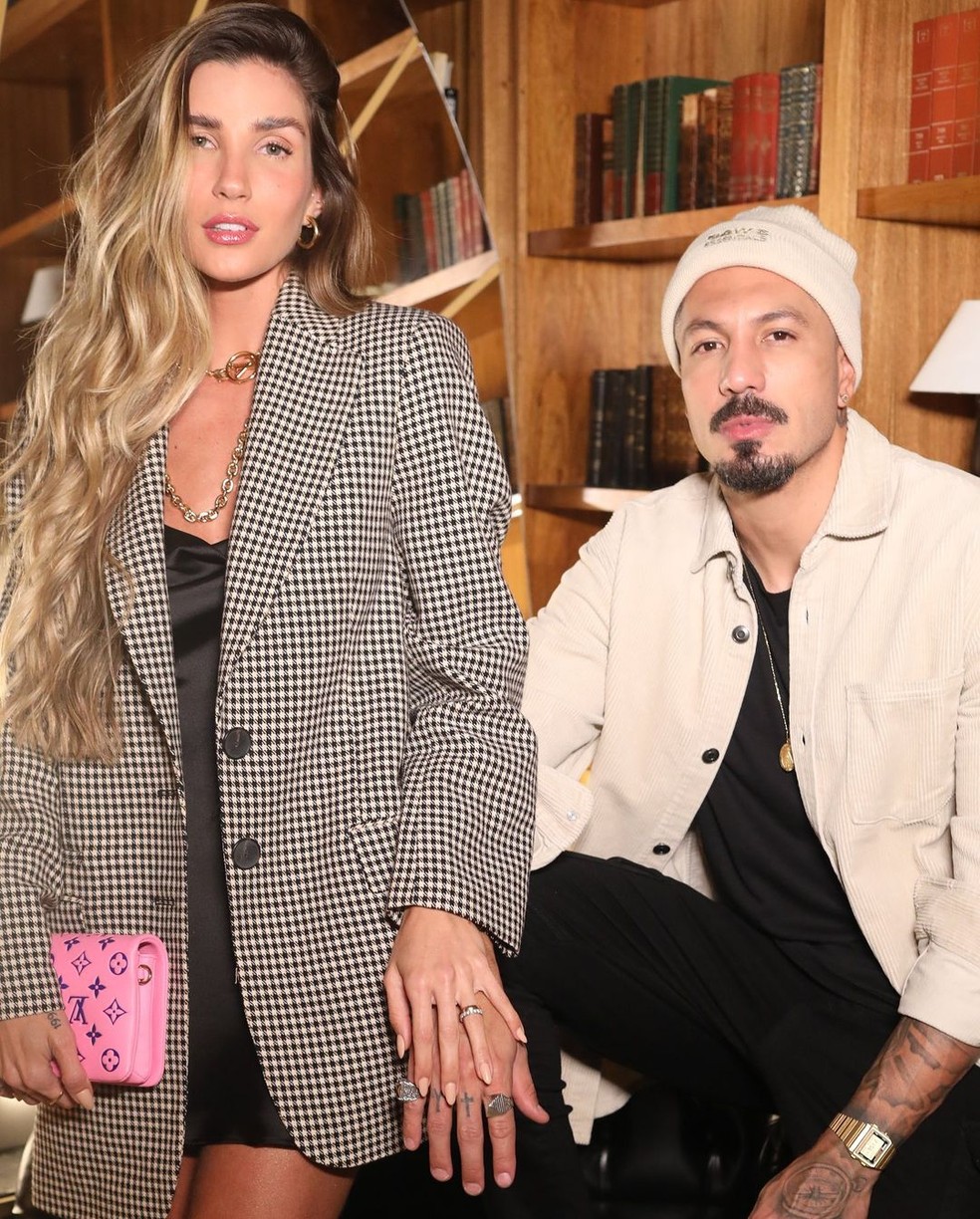 Aline Gotschalg e Fernando Medeiros — Foto: Reprodução/Instagram