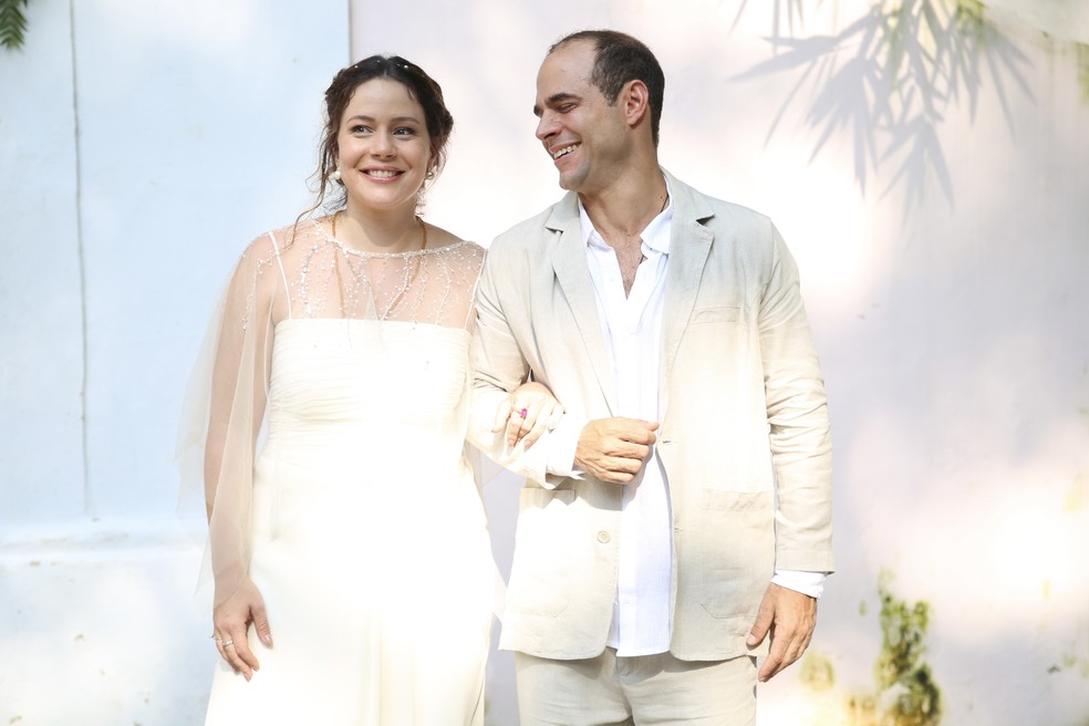 Leandra Leal e Guilherme — Foto: ROBERTO FILHO / BRAZIL NEWS.