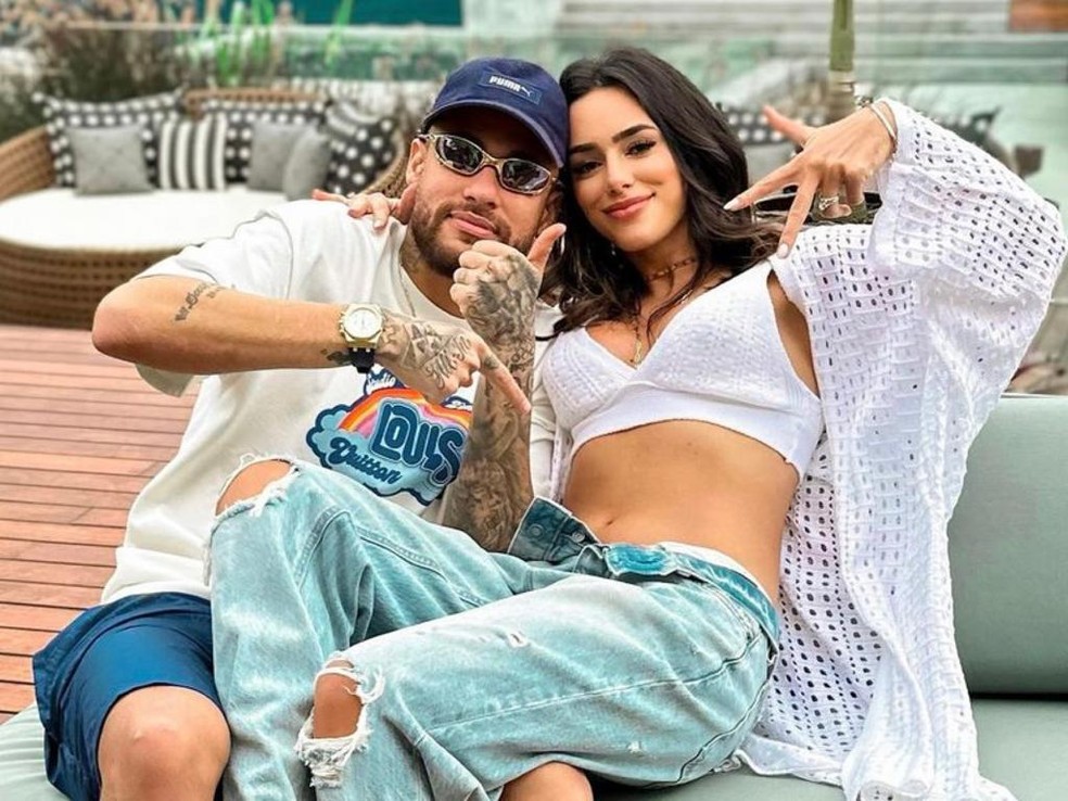 Neymar e Bruna Biancardi esperam o primeiro filho juntos — Foto: Reprodução/Instagram