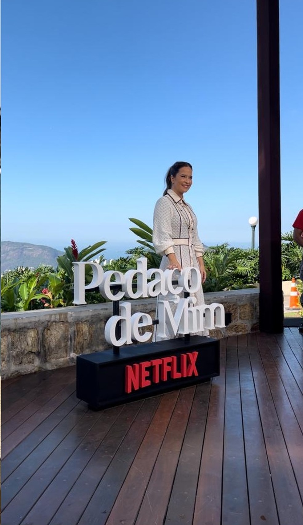 Palomma Duarte no lançamento de 'Pedaço de Mim' — Foto: Quem