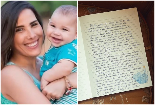 Wanessa Camargo escreveu carta para o filho, João Francisco Buaiz