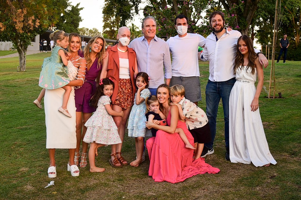 Fabiana Justus, Rafa Justus, Ana Paula Siebert, Vicky e Roberto Justus — Foto: Andy Santana/ BrazilNews