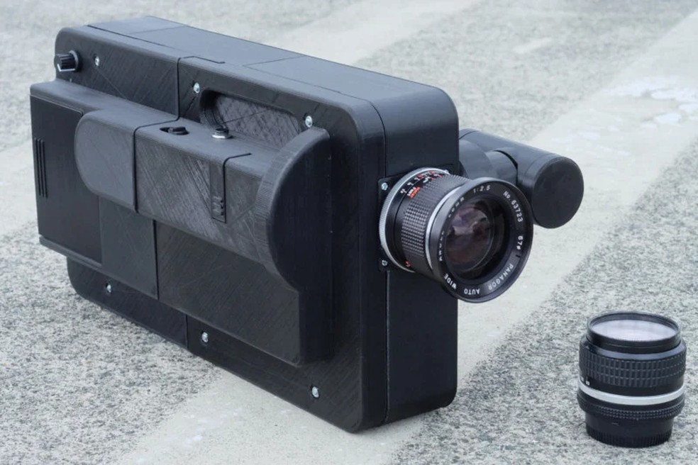 Câmera produzida em casa por Ikeya é totalmente funcional — Foto: Divulgação/Yuta Ikeya 