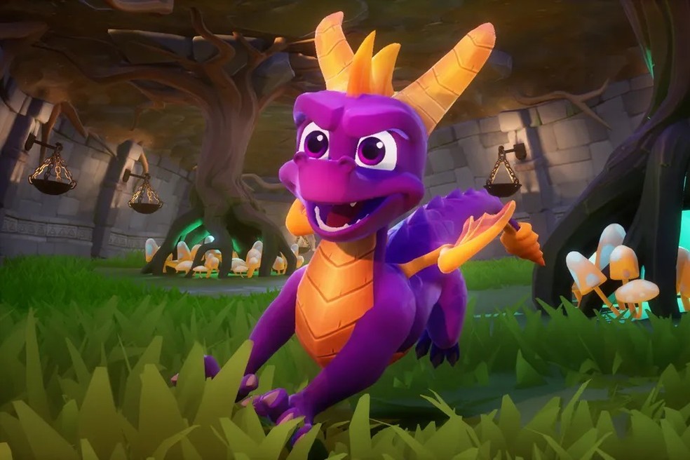 Spyro: Reignited Trilogy resgata o dragão roxo — Foto: Divulgação/Toys for Bob/Activision